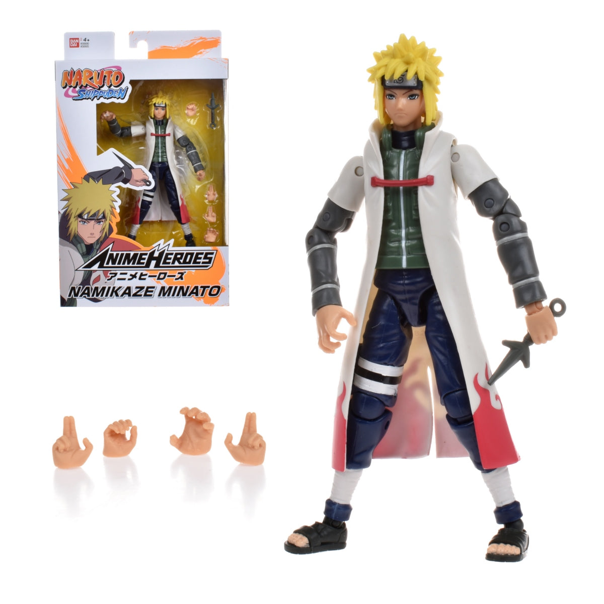 Figura 17 Cms Legendaria Anime Heroes Naruto De Bandai - Namikaze Minato